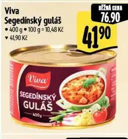 Albert Viva segedínský guláš nabídka