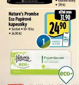Albert Eco papírové kapesníky nabídka