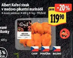 Albert Kuřecí steak v medovo-pikantní marinádě nabídka