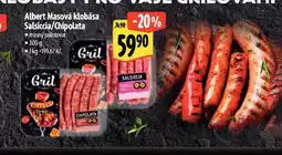 Albert Masová klobása salsiccia / chipolata nabídka