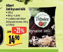 Albert Zelí kysané bílé nabídka