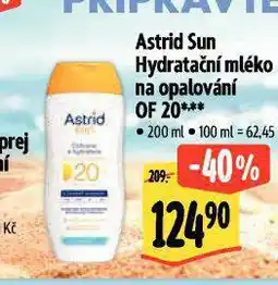 Albert Astrid sun hydratační mléko na opalování nabídka