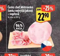 Albert Mistrovská šunka nejvyšší jakosti nabídka