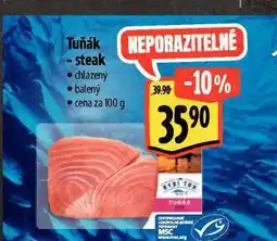 Albert Tuňák steak nabídka