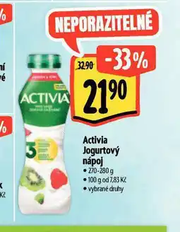 Albert Activia jogurt nápoj nabídka