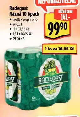 Albert Pivo radegast rázná 10 nabídka
