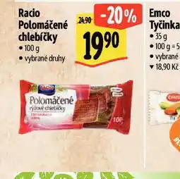 Albert Racio plomáčené chlebíčky nabídka