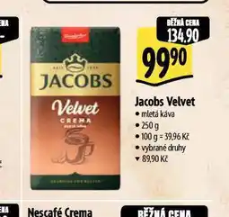Albert Jacobs velvet mletá káva nabídka