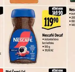 Albert Nescafé decaf instantní káva nabídka