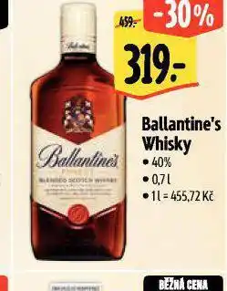 Albert Ballantine's skotská whisky nabídka