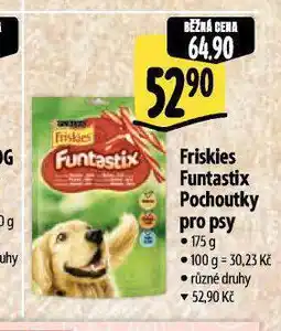 Albert Friskies pochoutky pro psy nabídka