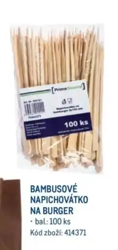 Makro BAMBUSOVÉ NAPICHOVÁTKO NA BURGER nabídka