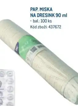 Makro PAP. MISKA NA DRESINK nabídka