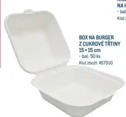 Makro BOX NA BURGER Z CUKROVÉ TŘTINY nabídka