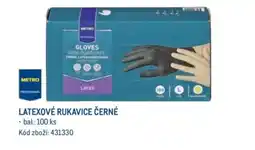 Makro LATEXOVÉ RUKAVICE ČERNÉ nabídka