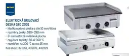 Makro ELEKTRICKÁ GRILOVACÍ DESKA GEG 2001 nabídka