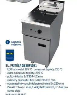 Makro EL. FRITÉZA GESDF1021 nabídka