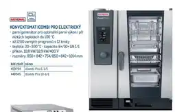 Makro KONVEKTOMAT ICOMBI PRO ELEKTRICKÝ nabídka