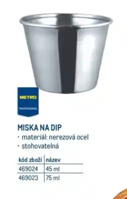Makro MISKA NA DIP nabídka