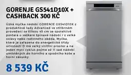 Planeo Elektro GORENJE GS541D10X + CASHBACK 300 KČ nabídka