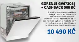 Planeo Elektro GORENJE GV673C65 + CASHBACK 500 KČ nabídka