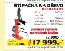 Hecht ŠTÍPAČKA NA DŘEVO HECHT 6121 nabídka