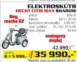 Hecht ELEKTROSKÚTR HECHT CITIS MAX SHADOW nabídka