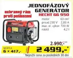 Hecht JEDNOFÁZOVÝ ochranný rám GENERÁTOR nabídka
