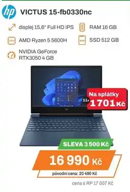 Expert Hp victus 15-fb0330nc nabídka