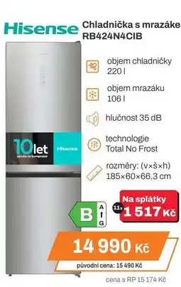 Expert Chladnička s mrazákem Hisense Chladnička s mrazákem beko Chladnička s mrazákem nabídka