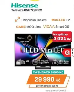 Expert Hisense Televize 65U7Q PRO nabídka