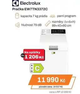 Expert Electrolux Pračka EW7TN3372C nabídka
