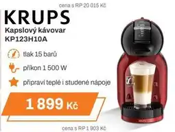 Expert KRUPS Kapslový kávovar KP123H10A nabídka