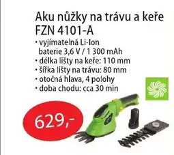 Fortel Aku nůžky na FZN 4101-A rávu a keře nabídka
