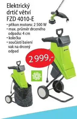 Fortel Elektrický drtič větví FZD 4010-E nabídka
