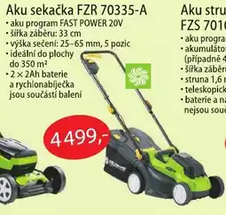 Fortel Aku sekačka FZR 70335-A nabídka