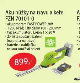 Fortel Aku nůžky na trávu a keře FZN 70101-0 nabídka