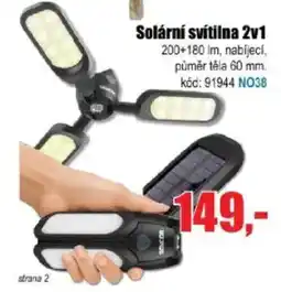 EVA Solární svítilna 2v1 nabídka