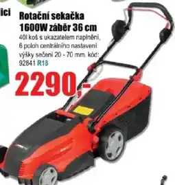 EVA Rotační sekačka 1600W záběr nabídka