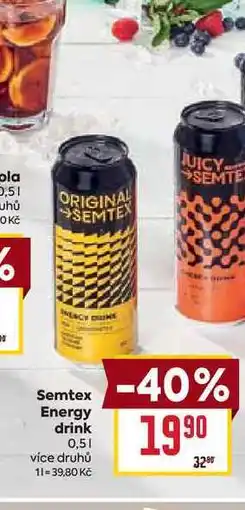Billa Semtex Energy drink 0,5l nabídka