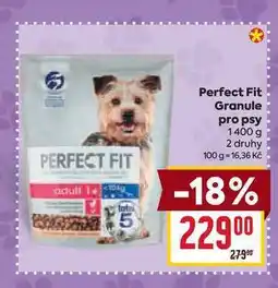 Billa Perfect Fit Granule pro psy 1400 g nabídka