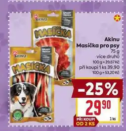 Billa Akinu Masička pro psy 75 g nabídka