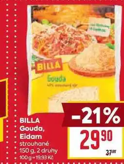 Billa BILLA Gouda, Eidam strouhané 150 g nabídka