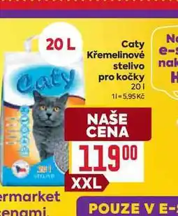Billa Caty Křemelinové stelivo pro kočky 20l nabídka