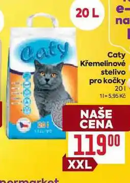 Billa Caty Křemelinové stelivo pro kočky 20l nabídka