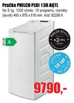 EVA Pračka PHILCO PLDI 138 AQTL nabídka