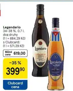 Tesco Legendario 34-38 %, 0.7 l nabídka