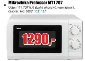 EVA Mikrovlnka Professor MT1707 nabídka