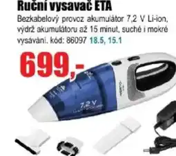 EVA Ruční vysavač ETA nabídka