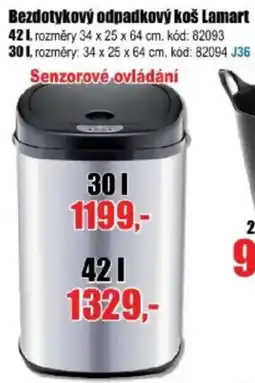 EVA Bezdotykový odpadkový koš Lamart nabídka